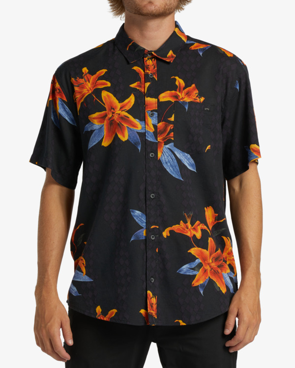 1 Sundays - Short Sleeve Shirt for Men Gray ABYWT00234 Billabong