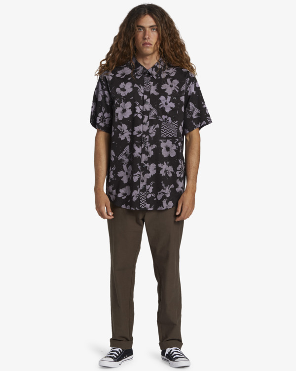 1 Sundays - Short Sleeve Shirt for Men Purple ABYWT00234 Billabong