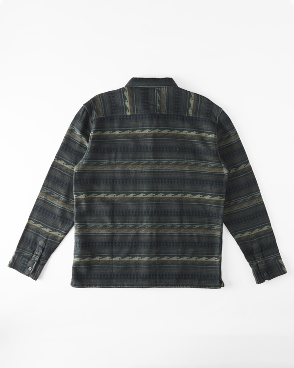 6 Offshore Jacquard Flannel - Overhemd met Lange Mouwen voor Heren Green ABYWT00249 Billabong