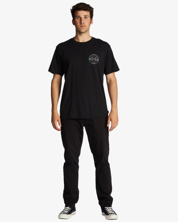 1 Rotor Diamond - T-shirt para Homem Preto ABYZT01695 Billabong