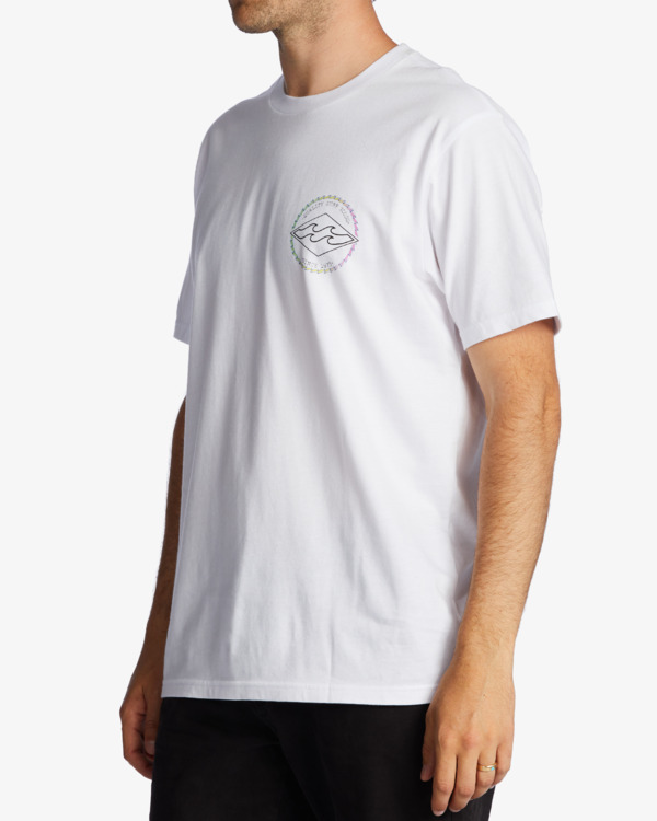 3 Rotor Diamond - T-Shirt for Men White ABYZT01695 Billabong