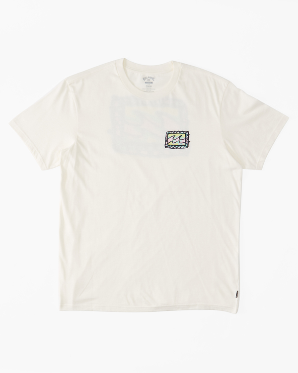 8 Crayon Wave - Camiseta para Hombre Blanco ABYZT01697 Billabong