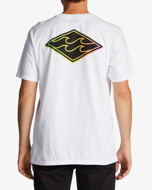 2 Crayon Wave - T-Shirt für Männer Weiss ABYZT01697 Billabong