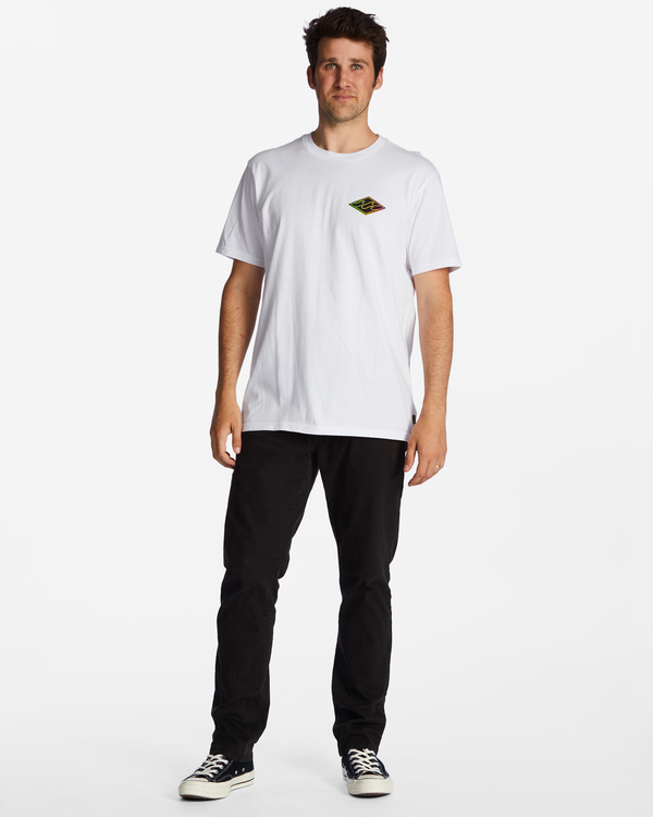 1 Crayon Wave - T-Shirt für Männer Weiss ABYZT01697 Billabong