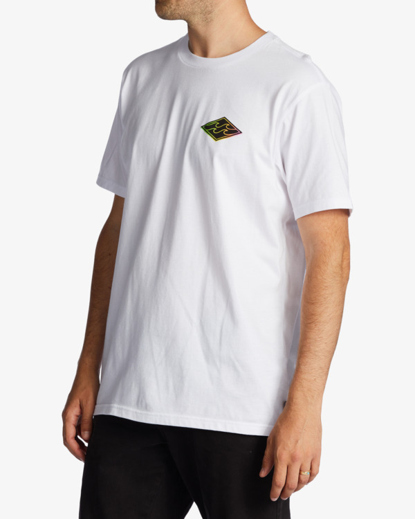 3 Crayon Wave - T-Shirt für Männer Weiss ABYZT01697 Billabong
