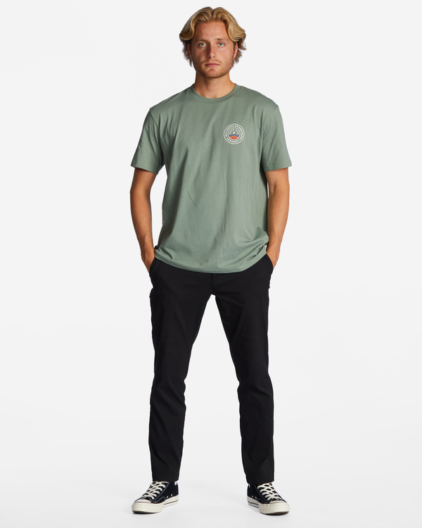 1 Walled - T-Shirt for Men Green ABYZT01700 Billabong