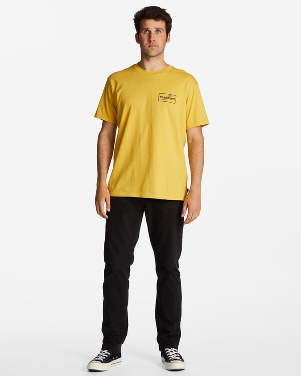 1 Walled - Camiseta para Hombre Amarillo ABYZT01700 Billabong