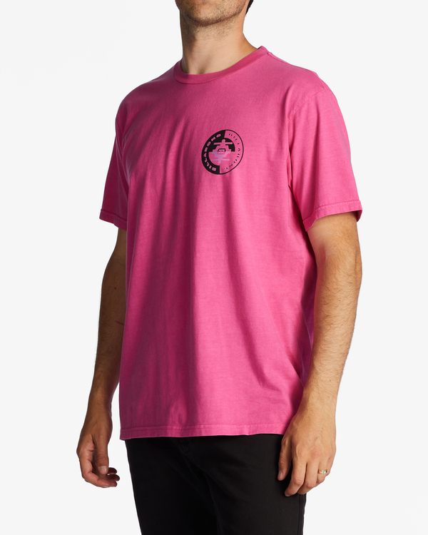 3 Connection - Camiseta para Hombre Rosa ABYZT01708 Billabong