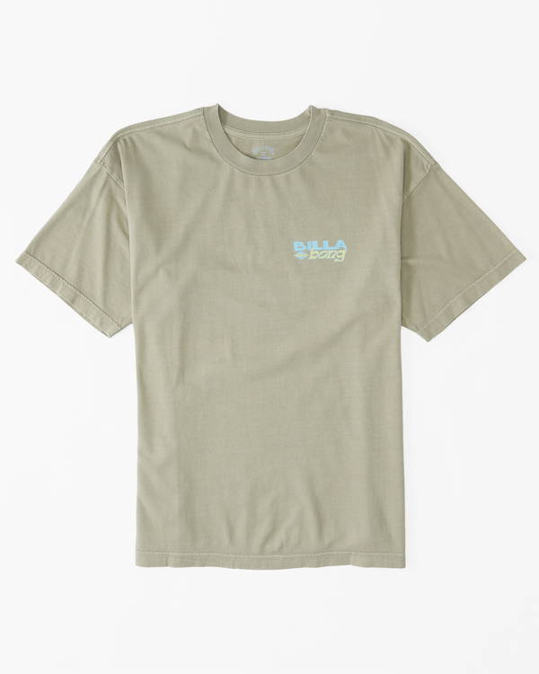 7 Collision - T-Shirt f&uuml;r M&auml;nner Gr&uuml;n ABYZT01714 Billabong