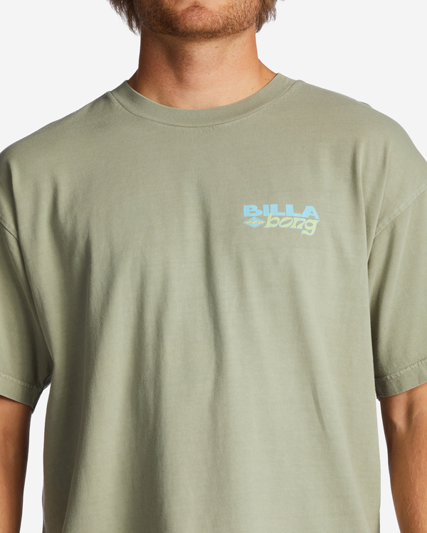 5 Collision - T-Shirt f&uuml;r M&auml;nner Gr&uuml;n ABYZT01714 Billabong