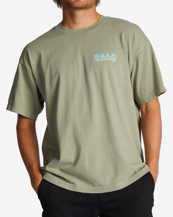 0 Collision - T-Shirt f&uuml;r M&auml;nner Gr&uuml;n ABYZT01714 Billabong