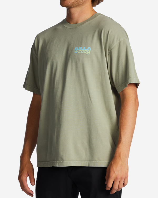 3 Collision - T-Shirt f&uuml;r M&auml;nner Gr&uuml;n ABYZT01714 Billabong