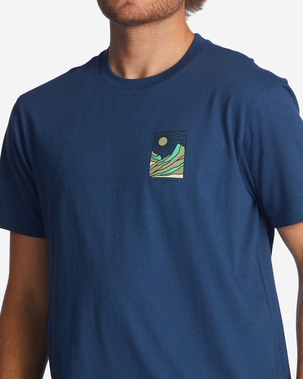 4 Sands - Organic T-Shirt for Men Blue ABYZT01729 Billabong