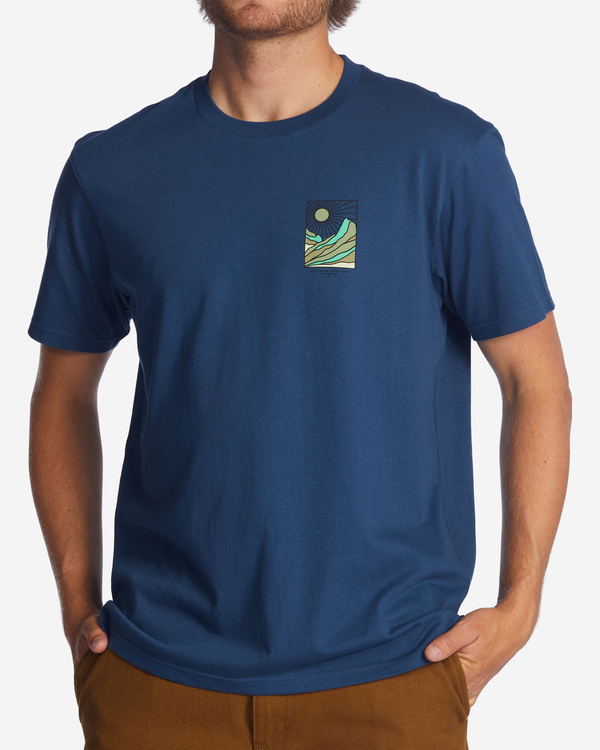 0 Sands - Organic T-Shirt for Men Blue ABYZT01729 Billabong