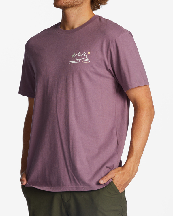 4 Panorama - T-shirt en matière biologique pour Homme Violet ABYZT01731 Billabong