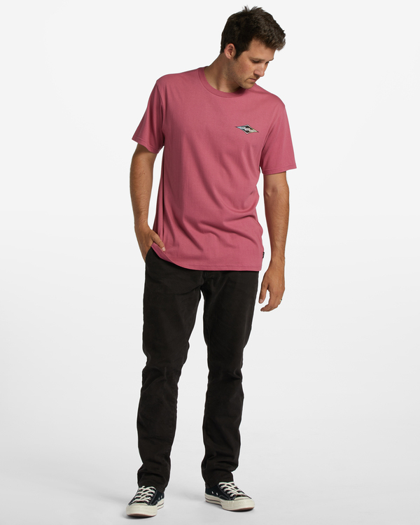 2 Crayon Wave - T-shirt para Homem Pink ABYZT01859 Billabong