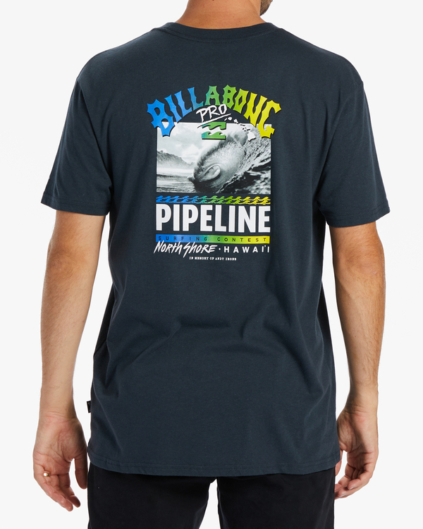 2 Pipeline Poster - Camiseta para Hombre Azul ABYZT01905 Billabong