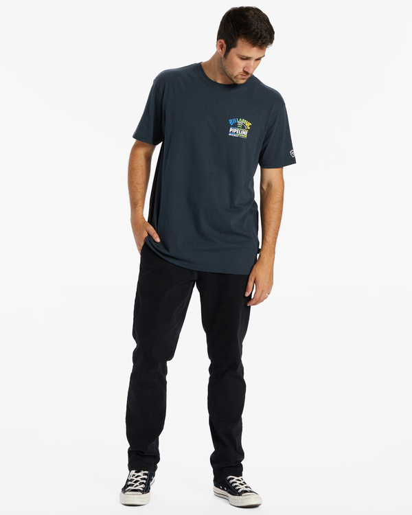 1 Pipeline Poster - Camiseta para Hombre Azul ABYZT01905 Billabong