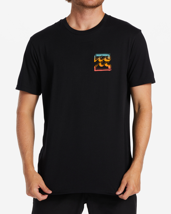 0 Crayon Wave - T-Shirt für Männer Schwarz ABYZT01946 Billabong