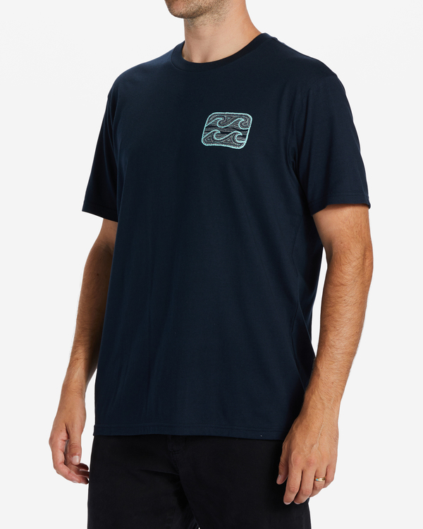 3 Crayon Wave - T-Shirt für Männer Blau ABYZT01946 Billabong
