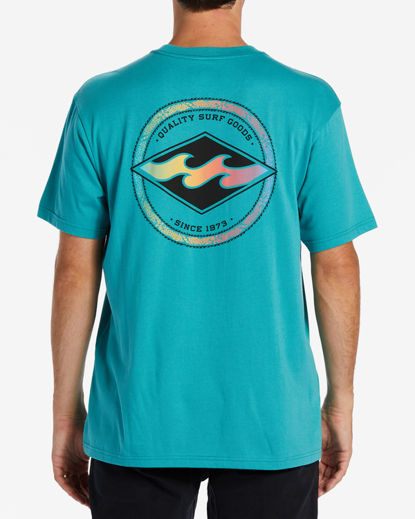 2 Rotor Diamond - T-Shirt for Men Green ABYZT01950 Billabong