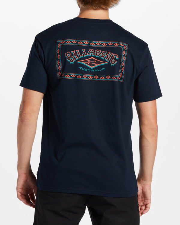 3 A/Div Arch - T-Shirt für Männer Blau ABYZT01959 Billabong