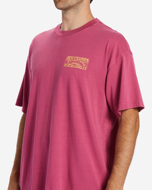 4 Arch Wave - T-Shirt for Men Pink ABYZT01992 Billabong