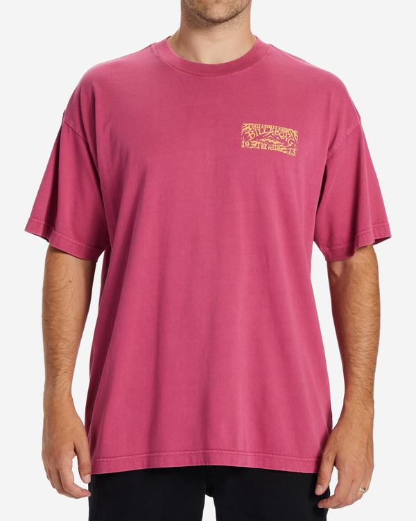 0 Arch Wave - T-Shirt for Men Pink ABYZT01992 Billabong