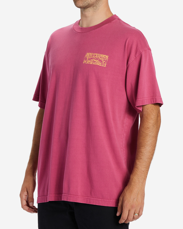 3 Arch Wave - T-Shirt for Men Pink ABYZT01992 Billabong