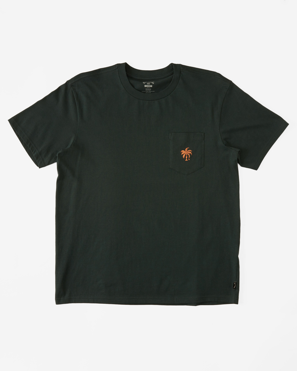 7 Tropics - Taschen-T-Shirt für Männer Grün ABYZT02204 Billabong