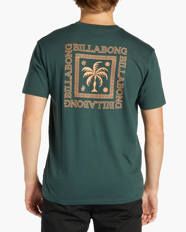 2 Tropics - Taschen-T-Shirt für Männer Grün ABYZT02204 Billabong