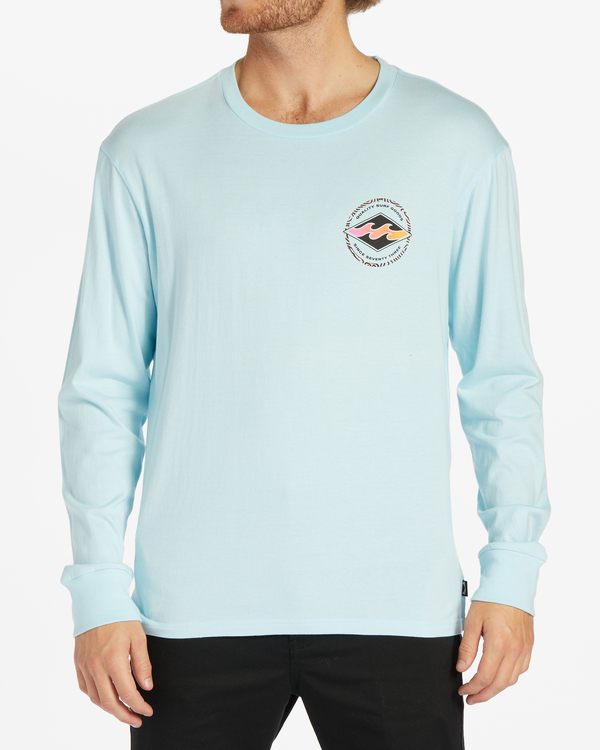 0 Rotor Diamond - Long Sleeve T-Shirt for Men Blue ABYZT02207 Billabong