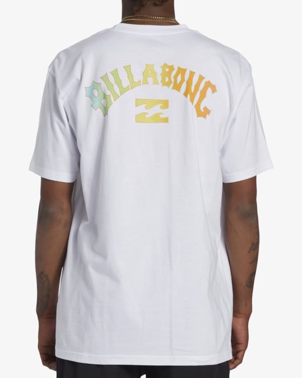 2 Arch Fill - T-Shirt voor Heren White ABYZT02256 Billabong