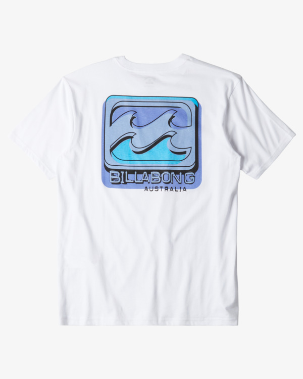 7 Crayon Wave - Camiseta de manga corta para Hombre Blanco ABYZT02387 Billabong