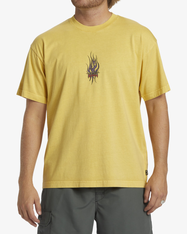 1 Dagger - T-shirt de mangas curtas para Homem Amarelo ABYZT02465 Billabong