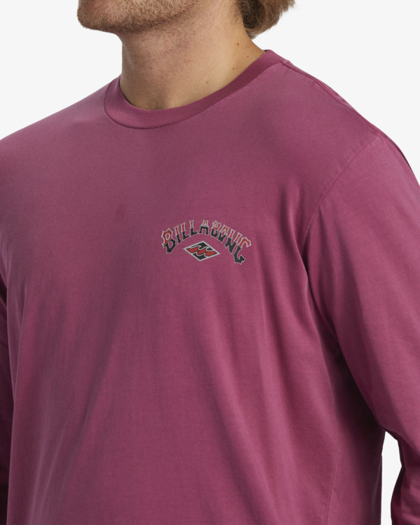 5 Arch Wash - Long Sleeves T-shirt for Men Pink ABYZT02493 Billabong