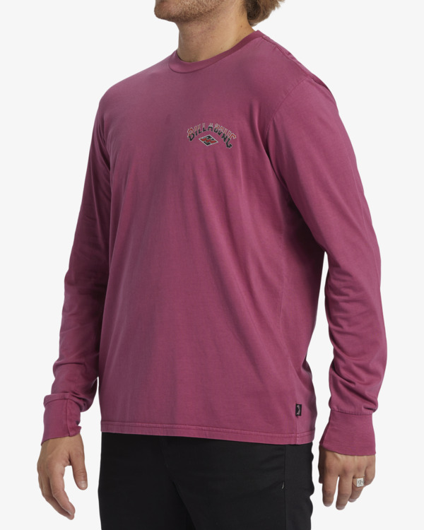 3 Arch Wash - Longsleeve für Männer Rosa ABYZT02493 Billabong