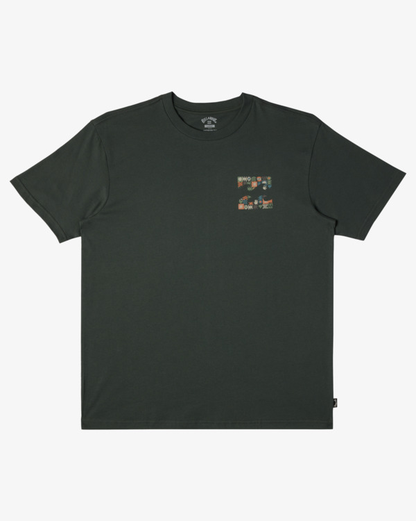 6 Crayon Wave - T-Shirt für Männer Schwarz ABYZT02527 Billabong