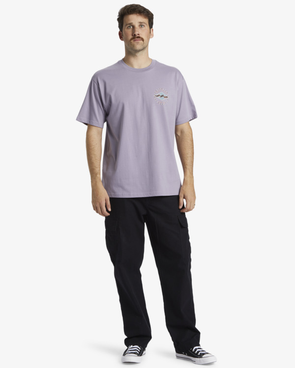 1 Rotor Diamond - T-Shirt à manches courtes pour Homme Violet ABYZT02533 Billabong