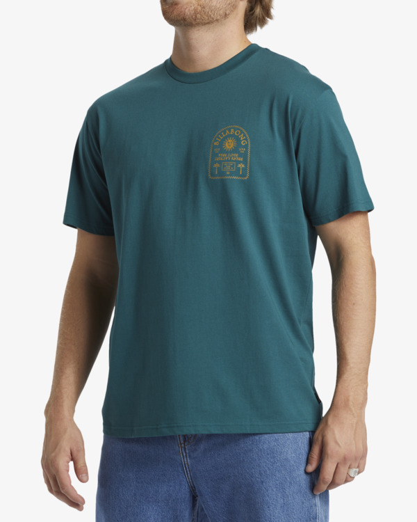 3 Portal - T-Shirt à manches courtes pour Homme Bleu ABYZT02538 Billabong