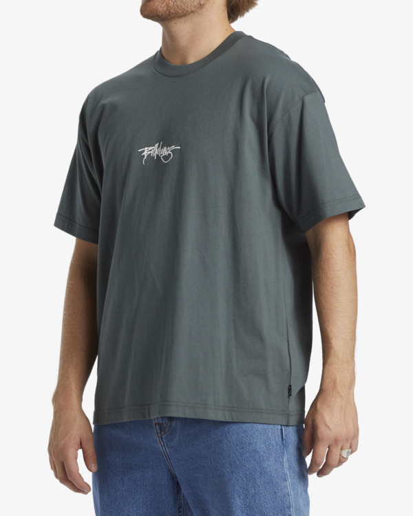 3 Identity - Short Sleeve T-shirt for Men Black ABYZT02547 Billabong