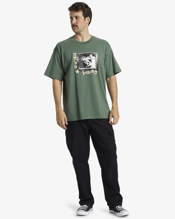 1 Tv - T-shirt de manga curta para Homem Verde ABYZT02549 Billabong