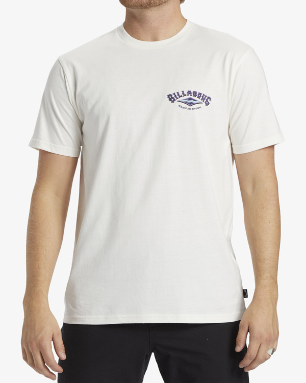 0 Adventure Division Arch - T-Shirt à manches courtes pour Homme Blanc ABYZT02564 Billabong