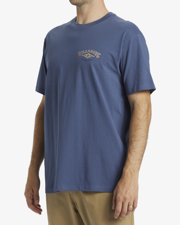 3 Adventure Division Arch - T-Shirt à manches courtes pour Homme Bleu ABYZT02564 Billabong