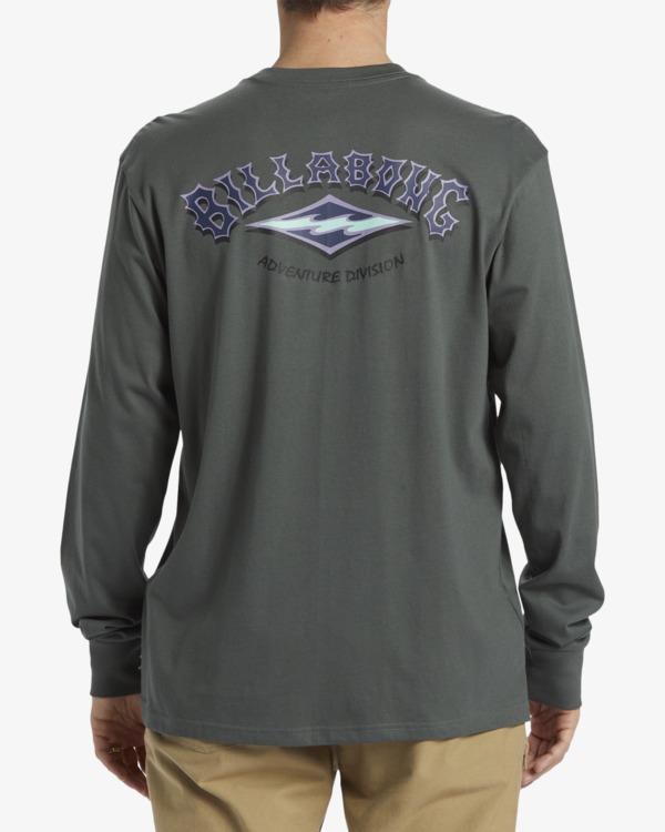 2 Adventure Division Arch - Long Sleeve T-shirt for Men Black ABYZT02573 Billabong