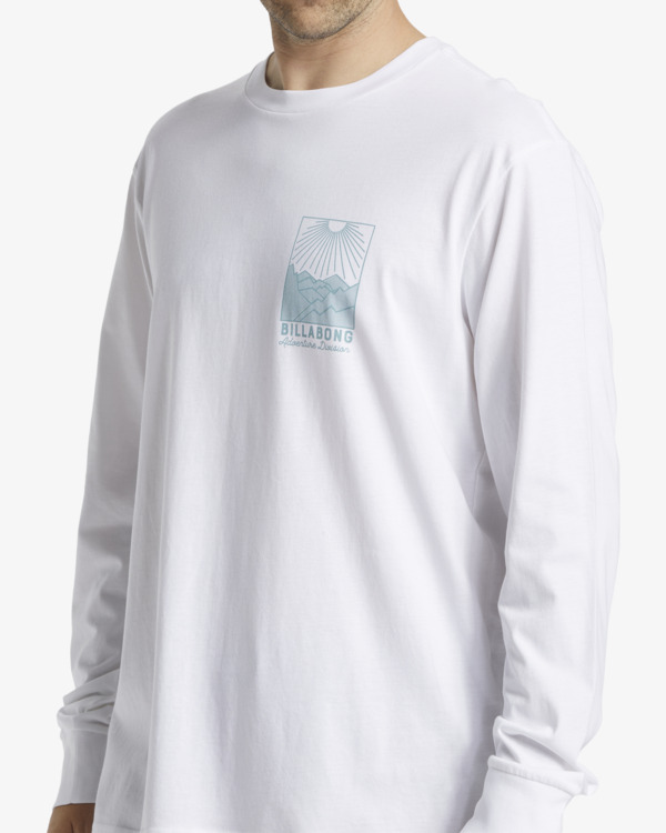 4 Sundown - Camiseta de Manga Larga para Hombre Blanco ABYZT02576 Billabong