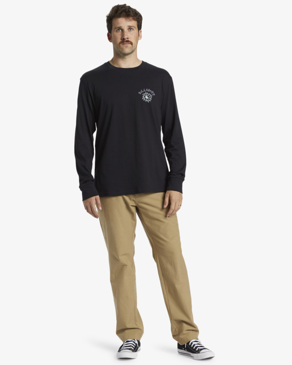 1 Flow - Long Sleeve T-shirt for Men Black ABYZT02577 Billabong