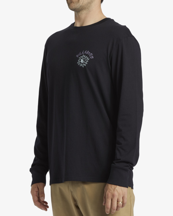 3 Flow - Long Sleeve T-shirt for Men Black ABYZT02577 Billabong