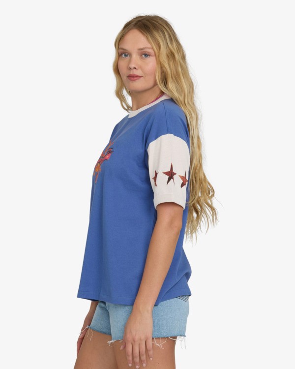 3 Tropics Co Ringer Blue BL000263 Billabong