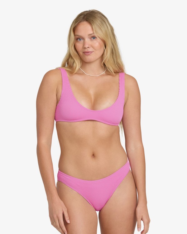 0 Summer Hi Lowrider - Cueca de biqu&iacute;ni com cintura descida para Mulher Pink BL000280 Billabong